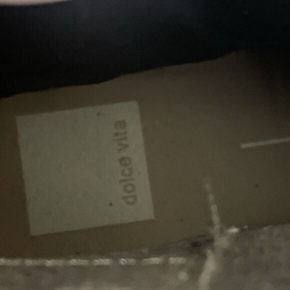 Dolce Vita Booties Women’s 10‎ Grey Ankle Boots Suede Buckle Block Heel Western - Picture 12 of 15